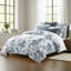 Ensemble de couvre-lit en coton blanc Alexandria-110400286