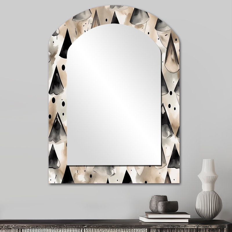 Miroir mural Exploration Golden Symmetry I - Modern Arch, 34 po x 25 po
