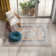 Mattawa Oriental Power Loom Performance Peach/Blue Rug