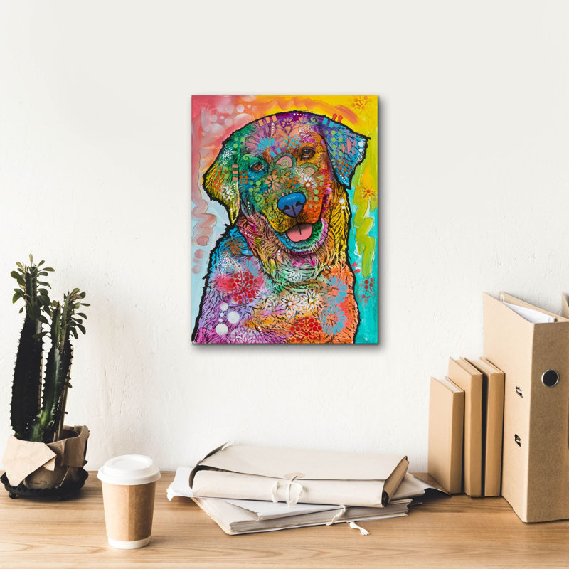 «Derpy Love» par Dean Russo, art mural sur toile, H 16 po x l 12 po x P 0,75 po