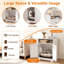 Engineered Wood Litter Box Enclosure