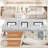4-Seater L-Shaped Corduroy Sofa Sectional Modular With Ottoman-1887159951