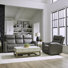 Anjelia Zero Wall Recline Sofa & Power Recliner Living Room Set