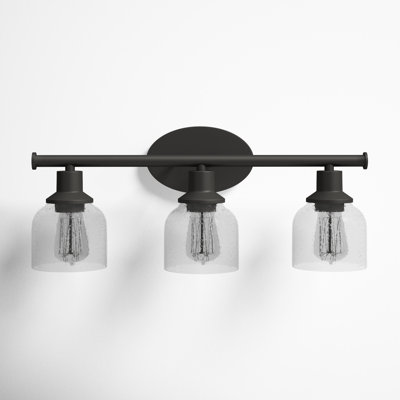 3 Light Seeded Dimmable Vanity Light