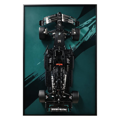 F1 42171 Technic Mercedes-AMG W14 E - Cadre de présentation mural en aluminium [Cadre SEULEMENT]