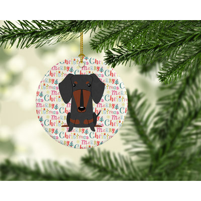 2.8'' Ceramic Animals Hanging Figurine Ornament