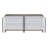 Belterra Rectangular Accent Cabinet in Oak and Champagne
