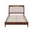 Ambie Low Profile Solid Wood Slatted Spindle Sleigh Bed-51407722-51407716