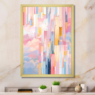 «Contemporary Pink Bold Illumination», reproduction sur toile