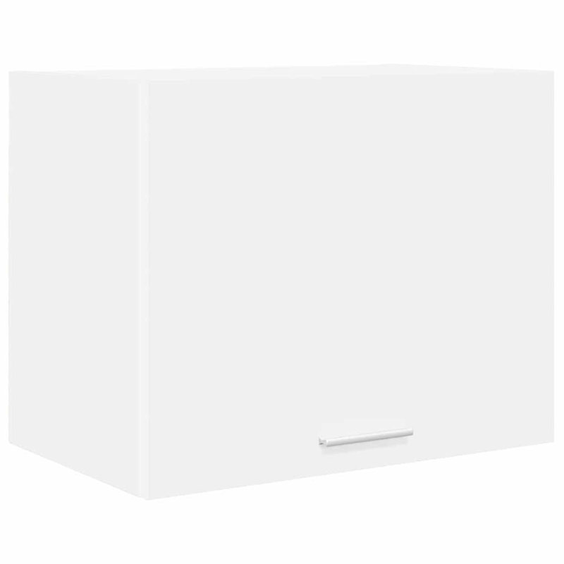 Vidaxl Hanging Cabinet Riga Black Oak And White 40 X 31 X 40 Cm, 40cm H x 50cm W x 31cm D, White