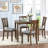 Wooden Dining Square Table, Kitchen Table For Small Space, 4 Person Dining Tableonly THE TABLE-301454139-298861283