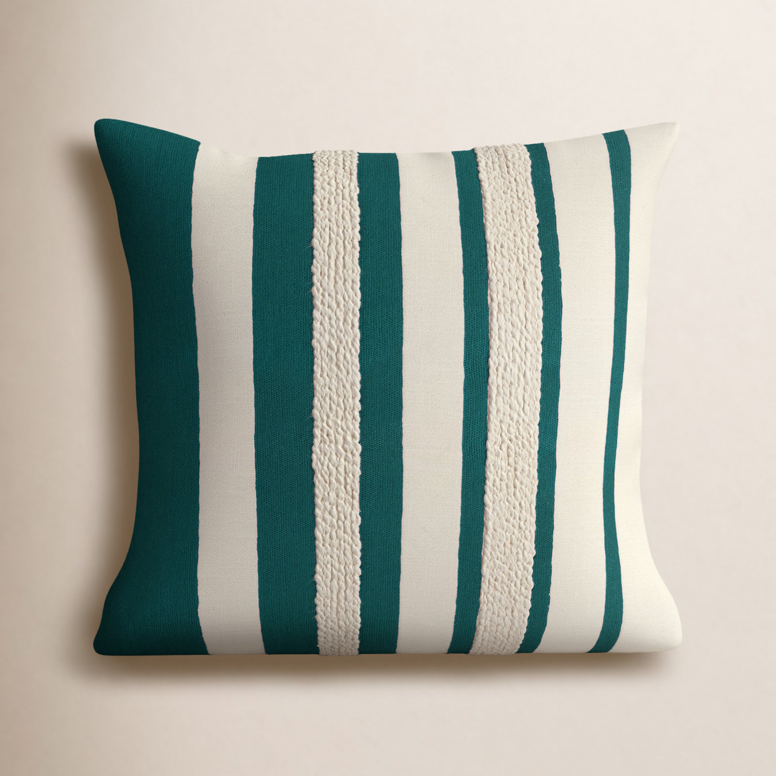 Bessa 20" x 20" Embroidered Throw Pillow