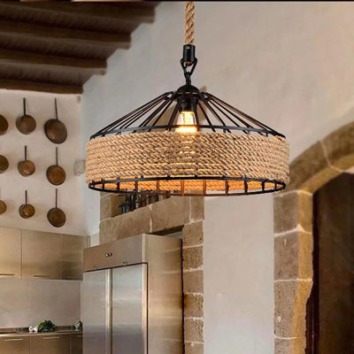 1 - Light Black Dome Pendant