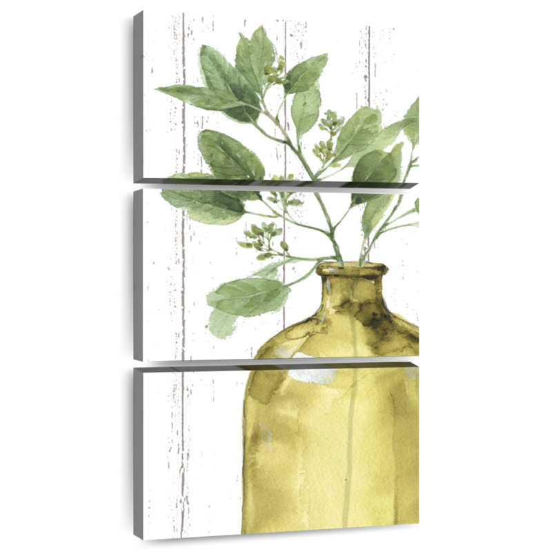 Mélange de verts XLIX, H 80 po x l 39 po