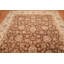 Tapis zone en laine 10 pi 9 po x 11 pi 10 po one-of-kind noué la rouille/bourgogne/brun 8 pi 9 po Almazan