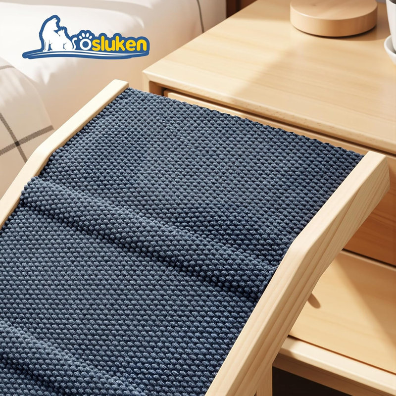 Rampe pour chien pour lit, longue rampe pliable pour animaux de 64 po pour petits chiens, rampe pour chien pour lits hauts