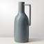 Grand vase en céramique ardoise moderne 11 "avec poignée 11"-1313752287