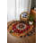 Albasa Collection Digital Print Cotton-Polyester Orange Colorful Moroccan Rug-701572276