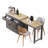 74.5" Rolling Kitchen Island with Drop-Leaf Extendable Dining Table, 4-Door Cabinet, 2 Drawers & Spice Rack-869890913
