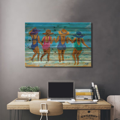 Mesdames sur la plage I