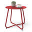 Table d'appoint ronde extérieure de 45 cm (18 po), petite table de chevet résistante aux intempéries pour terrasse, jardin, balcon ou cour.-53921146