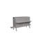 Grand lit escamotable avec port USB et tablettes amovibles de chaque côté, lit escamotable en pin massif pour bureau à domicile, chambre d'amis, gris-1606815713