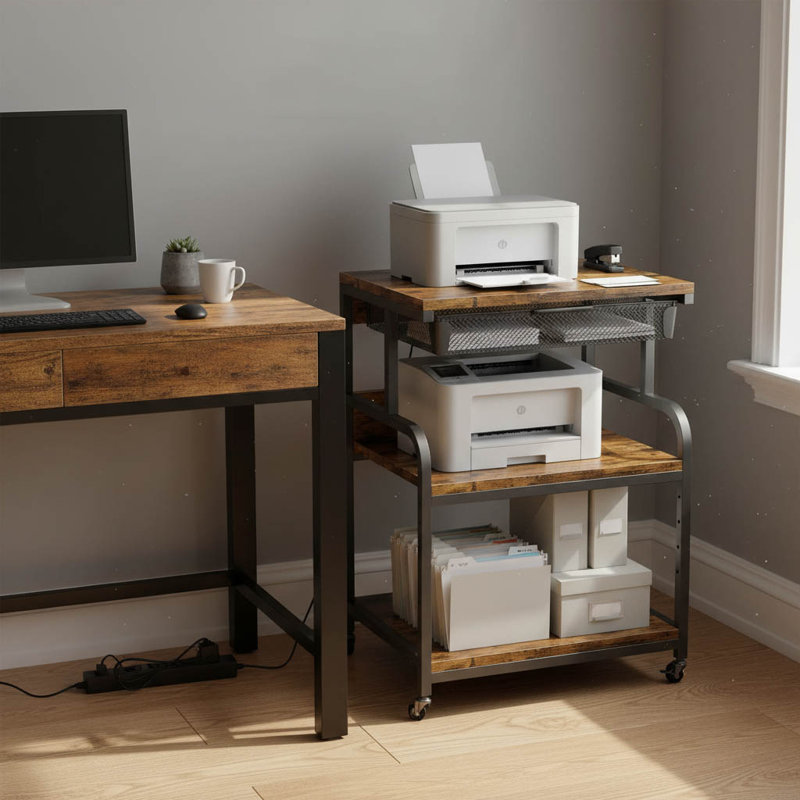 81.8cm H x 59.9cm W Printer Stand