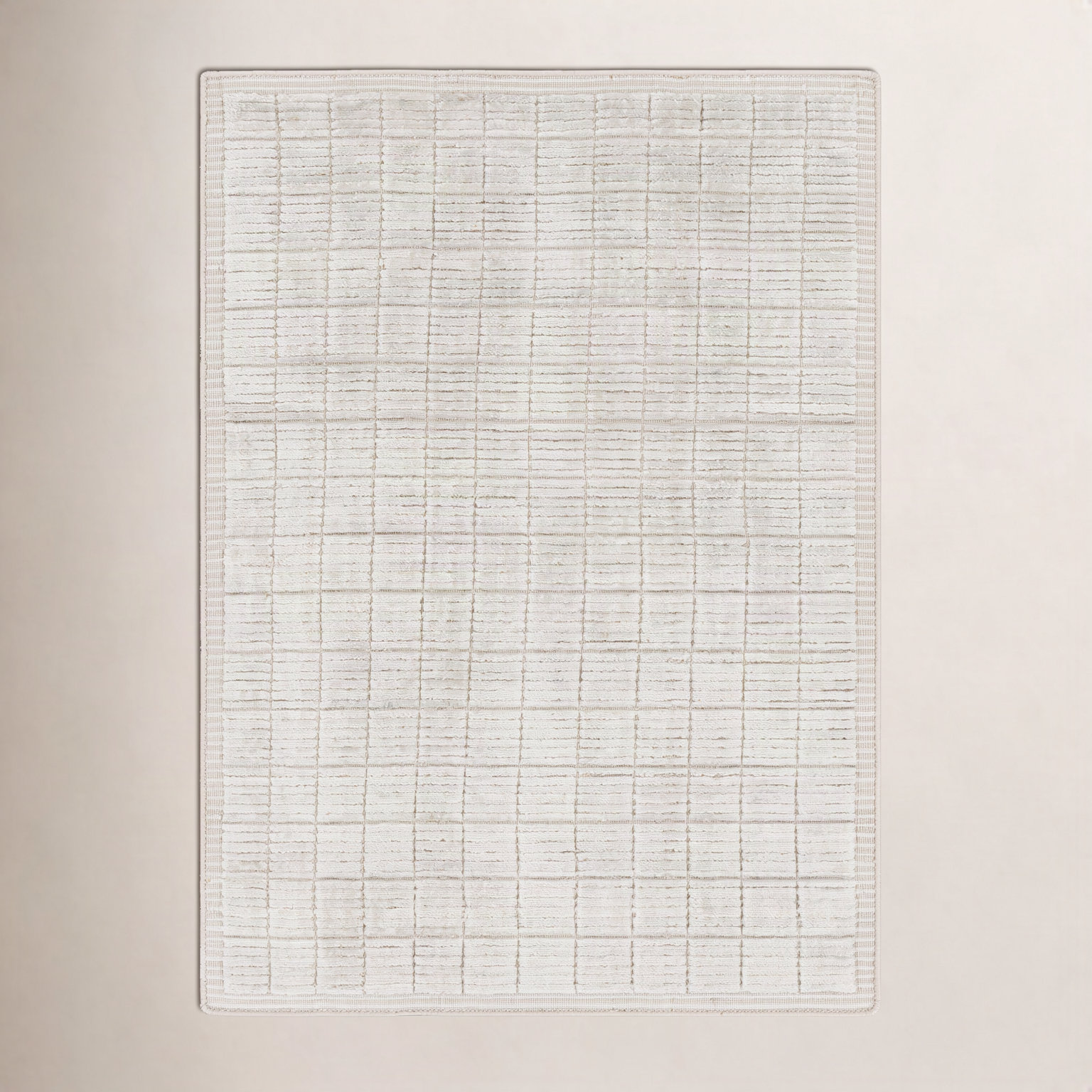 Jacey Hand-Woven Checkered Rug, Rectangle 12' x 15'