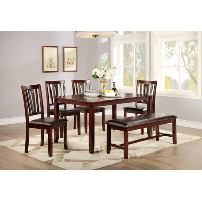 Lasharee Rectangular 36'' L x 60'' W Dining Set -  Red Barrel StudioÂ®, 0645BA6E30B0462F85D0203B708CC937