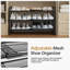 Expandable Shoe Rack for Entryway Hallway-334250408-329499315