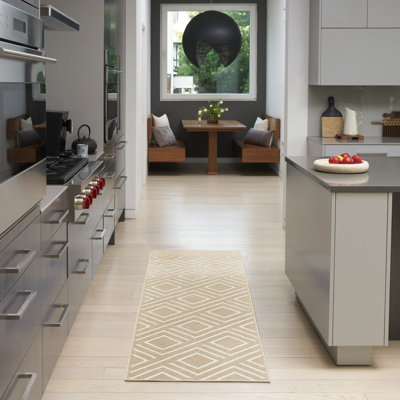 Tapis d'intérieur taupe Ebern Designs Garp