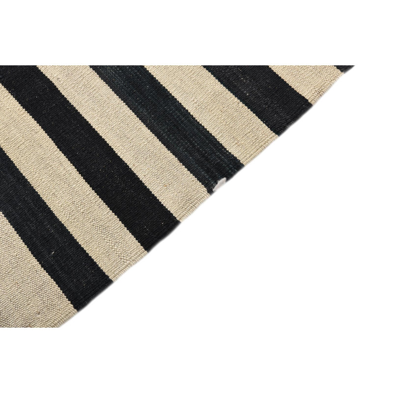 Tapis noir et blanc Noor