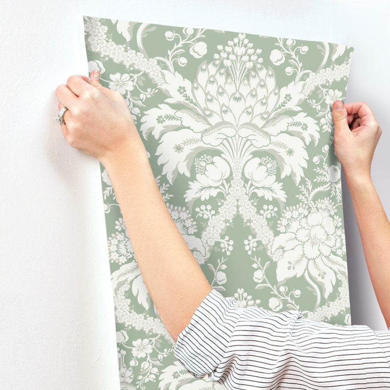 Rouleau de papier peint L 27 pi x l 27 po, Vert