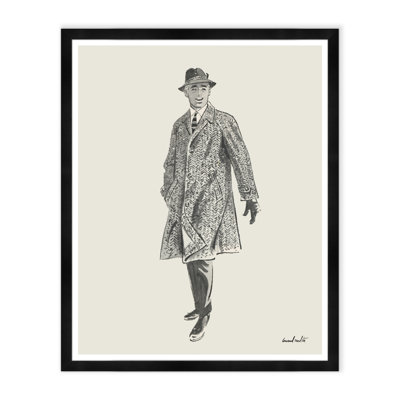 Raincoat Gentlemen Print