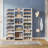 47.2" White 14-Tier Shoe Storage Cabinet