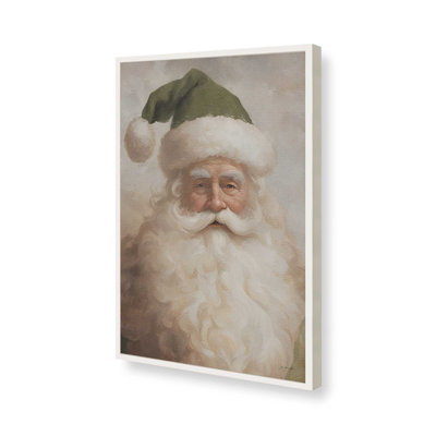 Father Christmas By Jo Moulton Canvas Art Print