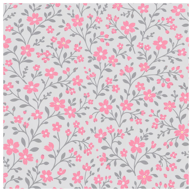 Housses de couette à motif floral rose, Queen