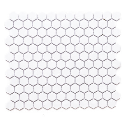HoneyComb Remi 1" x 1" Hexagon Matte Porcelain Mosaic Floor and Wall Tile