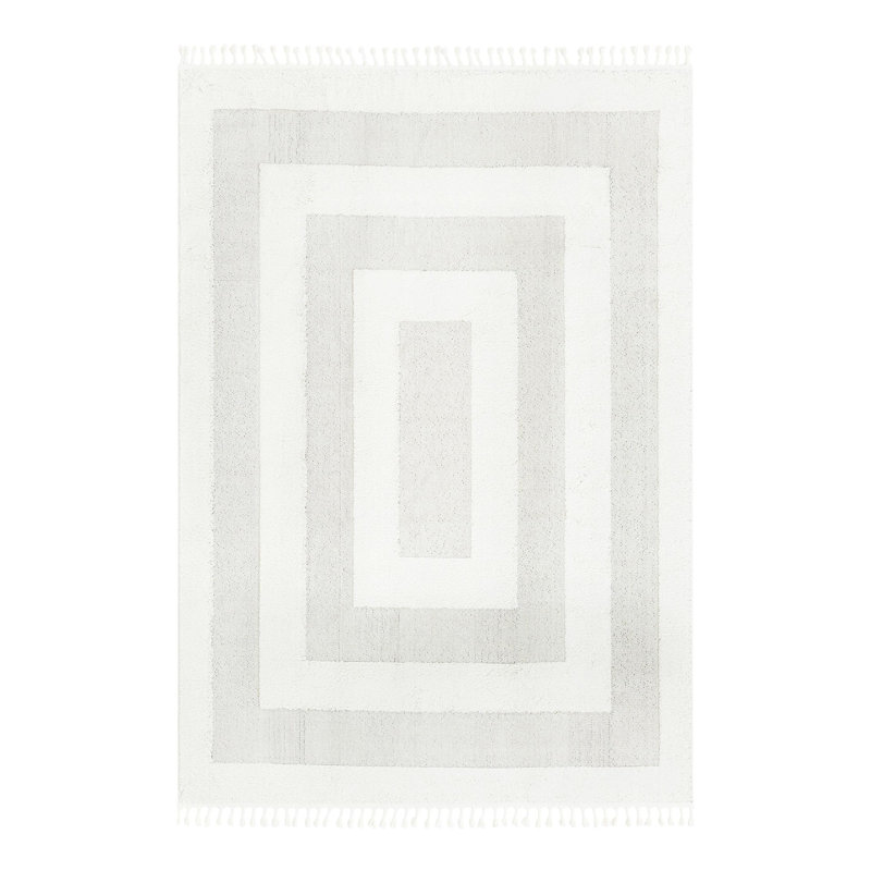 Reike Geometric Indoor Rug, Rectangle 7'10" x 10'