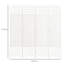 Alexin 4 Panel Folding Room Divider, Freestanding Privacy Screen, White