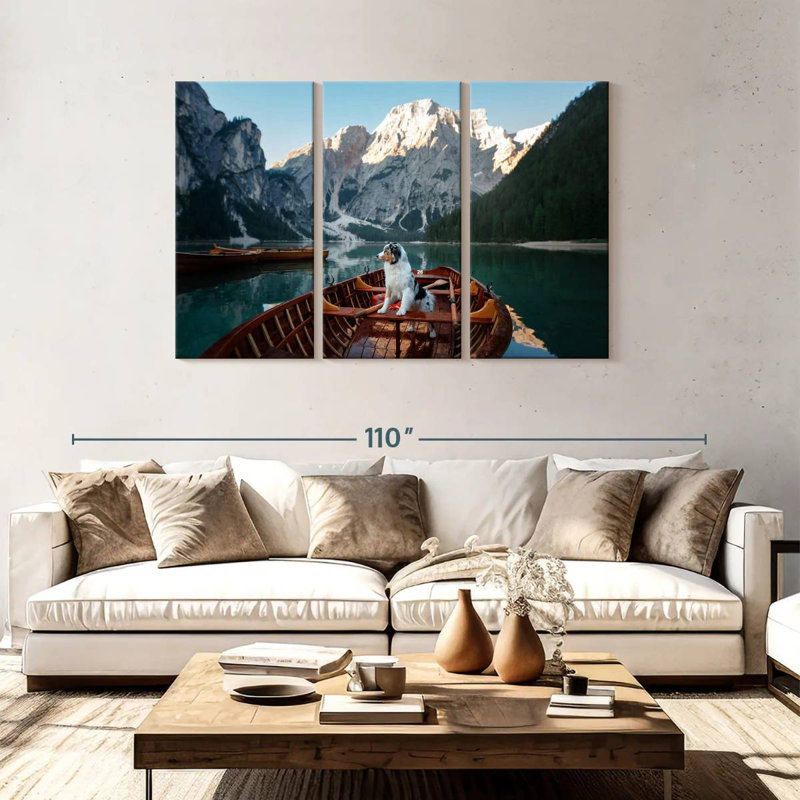 Alvord Braeis Lake Dog, 48" H x 74" W