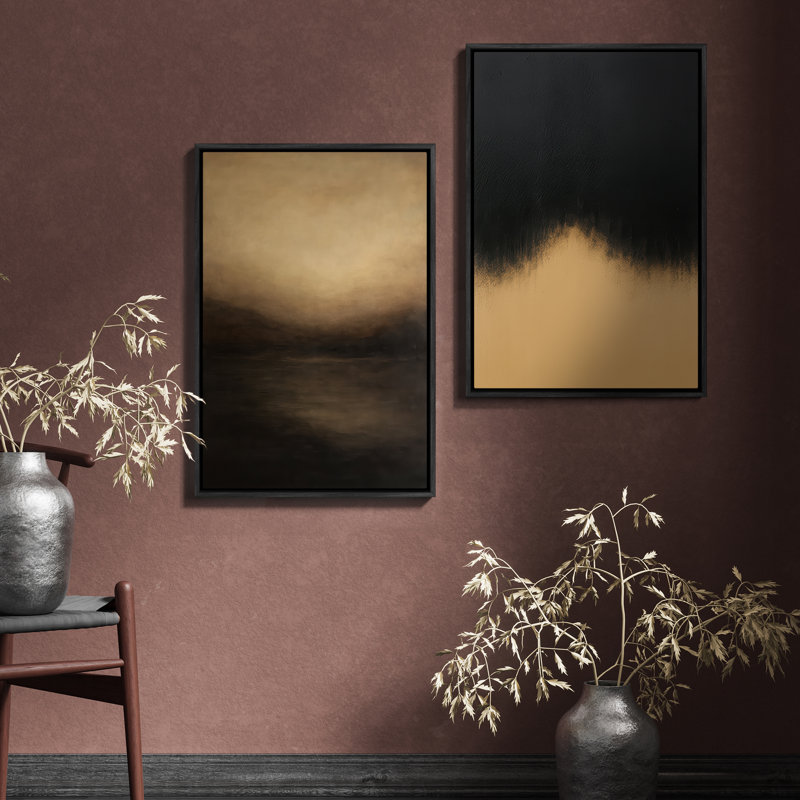 Art mural encadré, rétro, antique et classique pour chambre à coucher - 16 po x 24 po, H 24 po x l 16 po, Noir