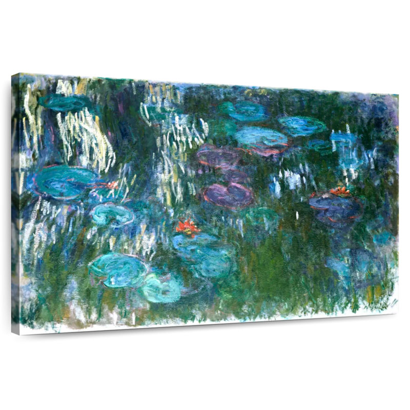 Water Lilies 1916-1919, H 8 po x l 12 po