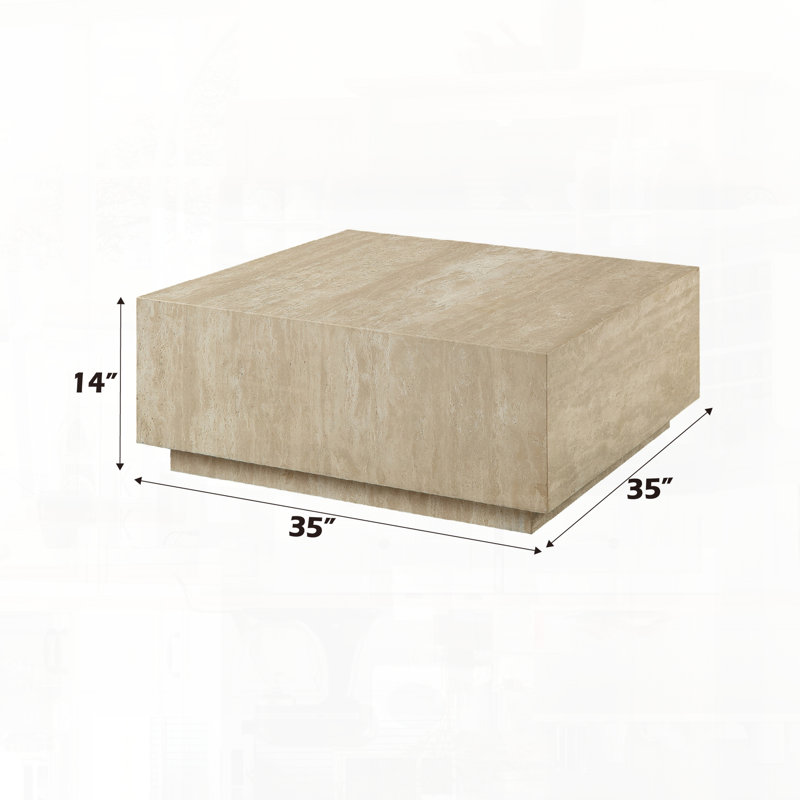 Coffee Table with Practical Weight Bearing Capacity