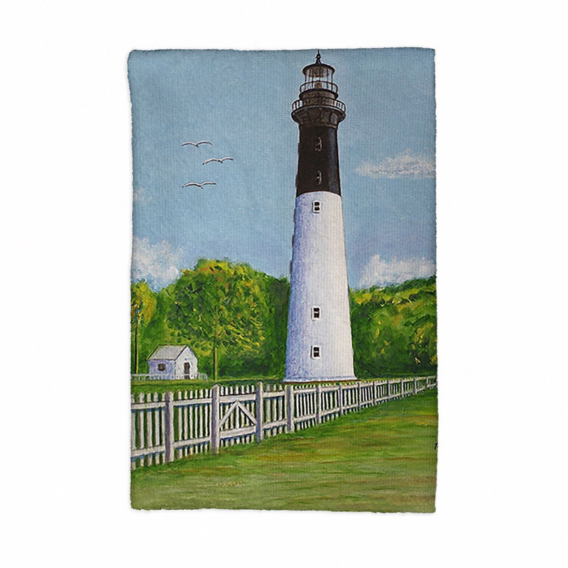 Serviette de thé à phare huntington island