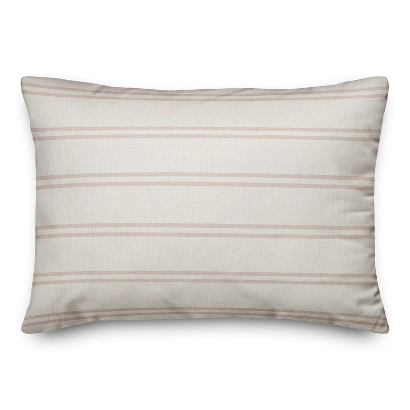 Polyester/Polyester Blend Lumbar Rectangular Pillow Cover & Insert, Pink