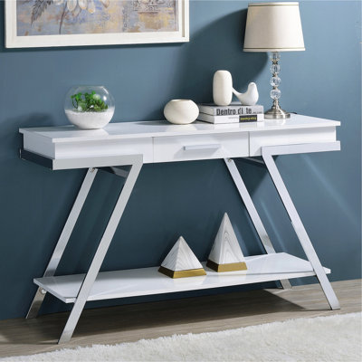 Mobilier de salon magnifique de style contemporain blanc 1pc