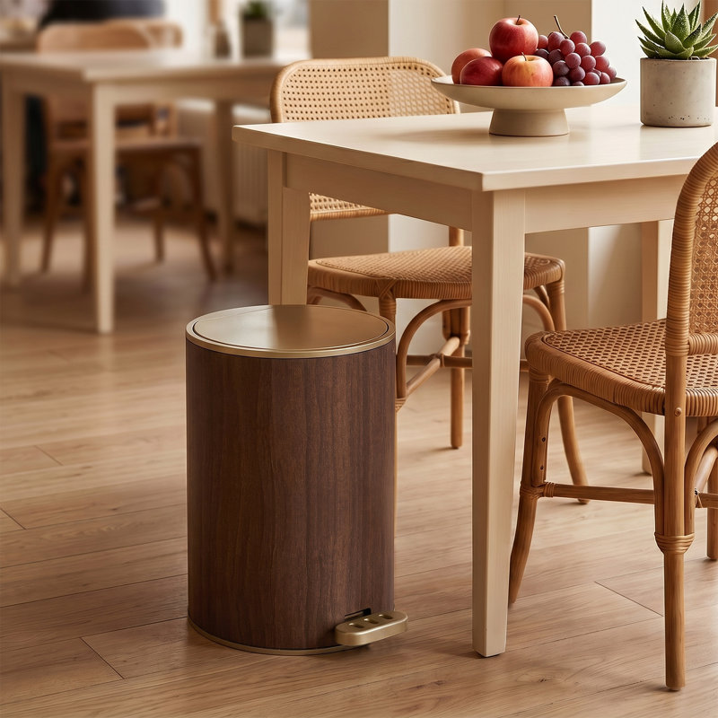 PP；ABS Kitchen Trash Can, 9L