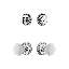 Nostalgic Warehouse Rope Rosette Entry Set with Waldorf Crystal Knob-554346245-541501049