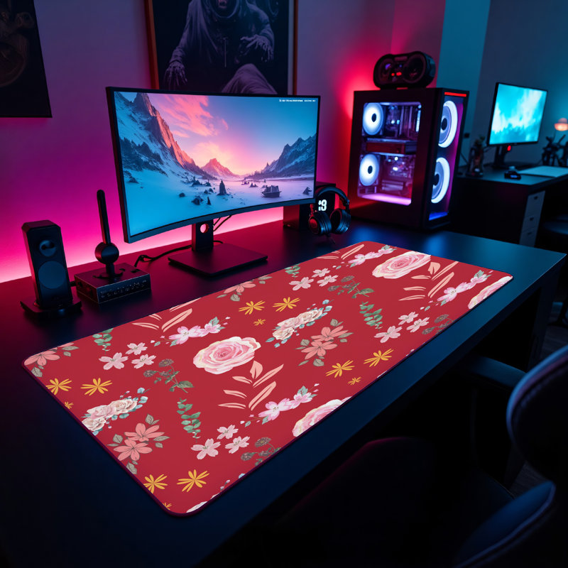 Polyester Desk Pad, 31.5x15.5